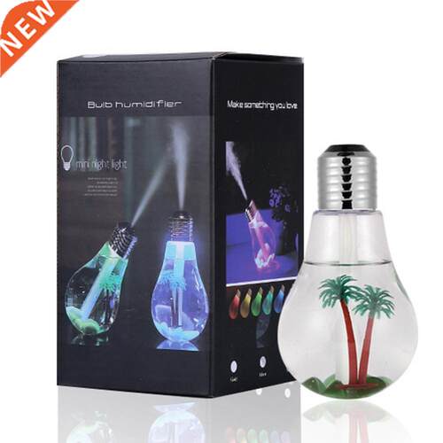 Bottle-Bulb Humidifier Aroma-Diffuser Mist-Maker Night-Light