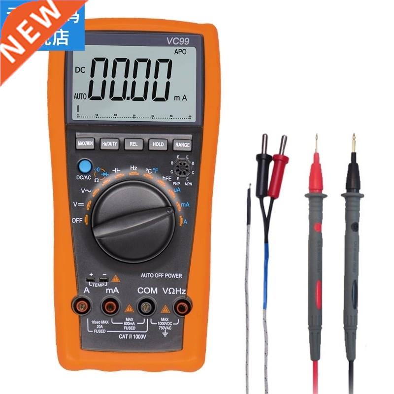 VC99 Auto Range Digital Multimeter 1000V 20A DC AC Voltage C