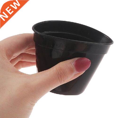 10 Pcs /set Mini Plastic Round Flower Pot Nursery Home