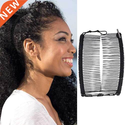Sretch Banana Clip Double Side Lazy Women Hair Comb Easy Thi