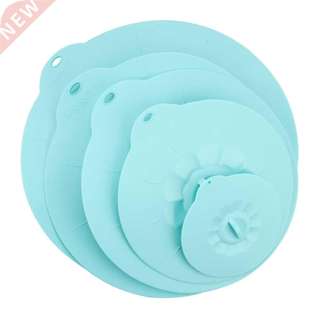 5pcs Silicone Bowl Lids Microwave Cover Heat Resistant Food