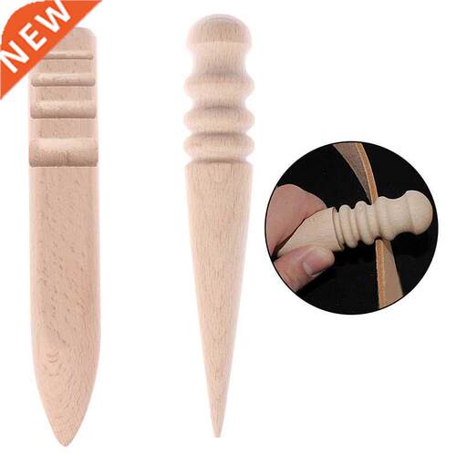 Handmade Burnishing Rod Leather Craft Edges Slicker Round Wo