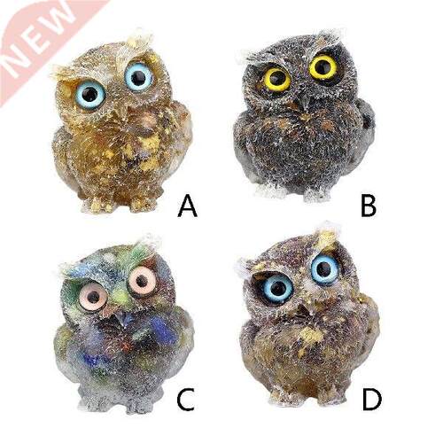 Nordic Crystal Art Owl Ornament Home Decor Decor Home Decor