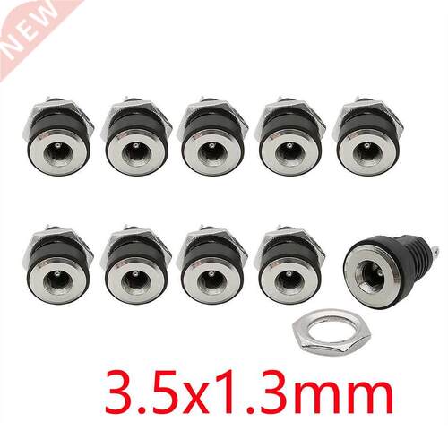 10Pcs 3A 12V 3.5 x 1.3mm DC Power Jack Socket Connector 2 Pi