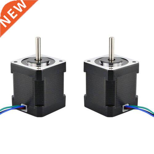 2X Nema 17 Stepper Motor 48Mm Nema17 Motor 42Bygh 2A 4-Lead