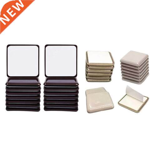 16Pc Furniture Sliders And Gliders Square Self Adhesive