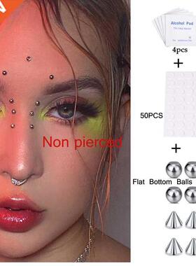 New Arrval Fake Lp Rng Stud Fake Nose Rng Eyebow Rng D