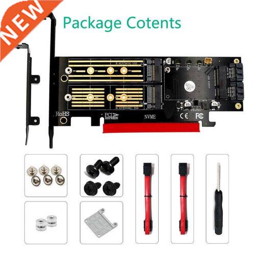 3 in 1 Apapter Msata PCIE M.2 NGFF Key E NVME SATA 3 Channe