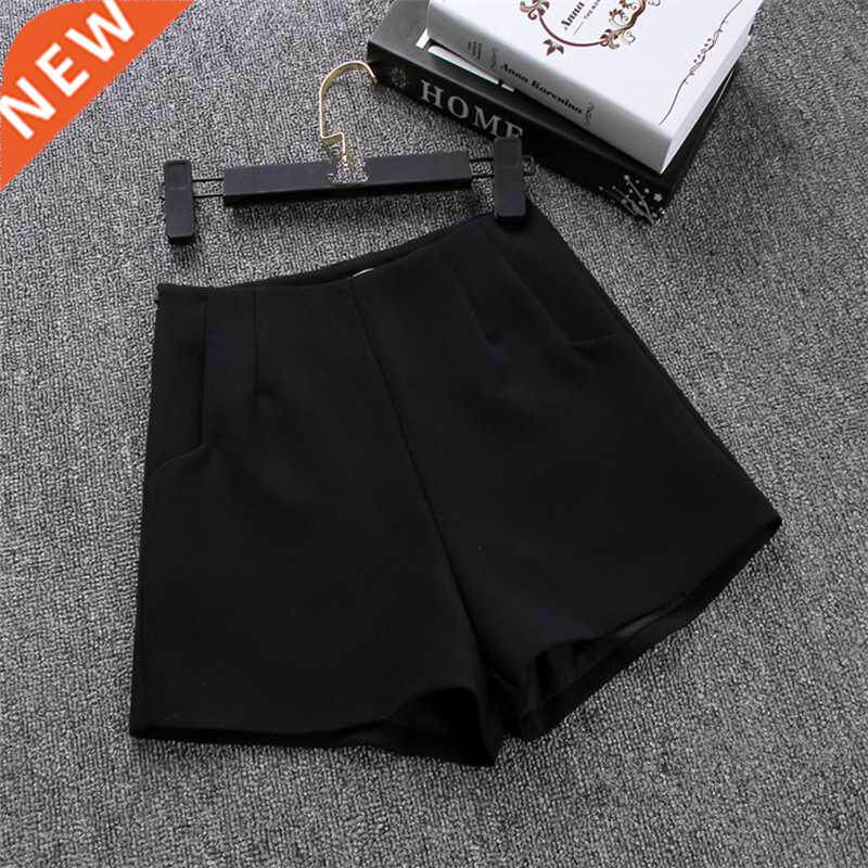 2022 New Women Summer High Waist A-Line Shorts Casual Suit S