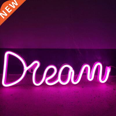 LED Dream Shape Neon Sign Powered By USB and Battery Neon La