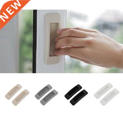 2pcs Economic ABS Pull Paste Type Home Sliding Windows