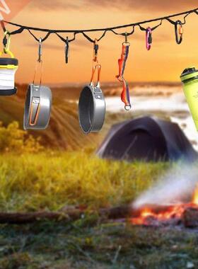 Outdoor Camping Lanyard Hanger Campsite Storage Strap For