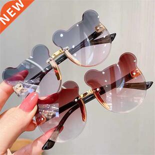 Kids Sunglasses Bear Shape Children Glasses Trendy Girls Boy