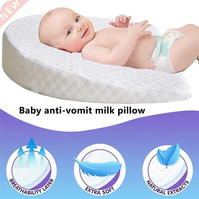 Newborn Baby Memory Foam Pillow Baby Anti Spit Milk