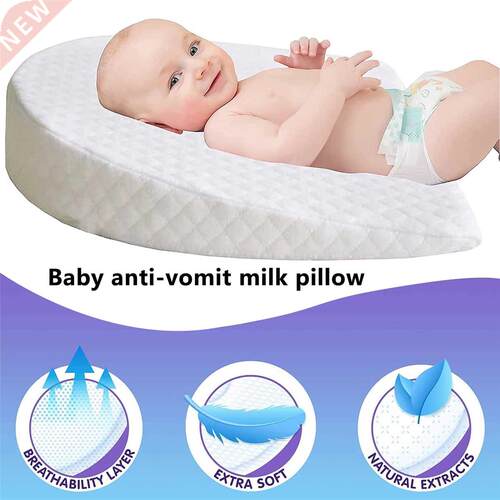Newborn Baby Memory Foam Pillow Baby Anti Spit Milk