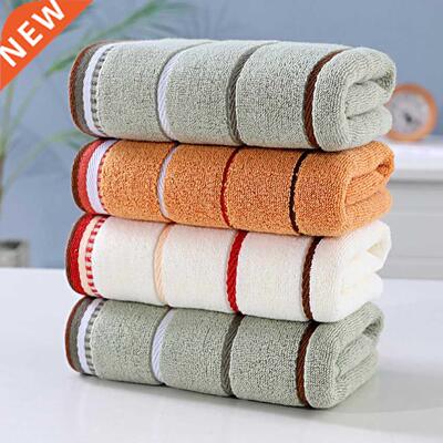 Pure Cotton Striped Towel for Adults Household Bathroom Towe