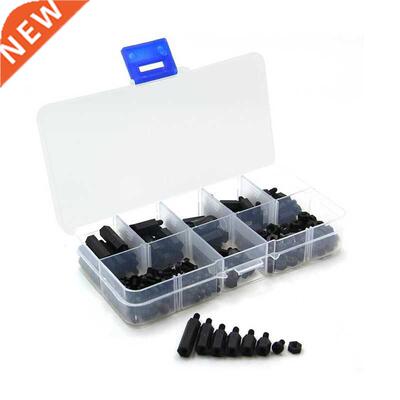 300pcs M3 Nylon Hex Spacer Screws Nut Distance Weapon Access