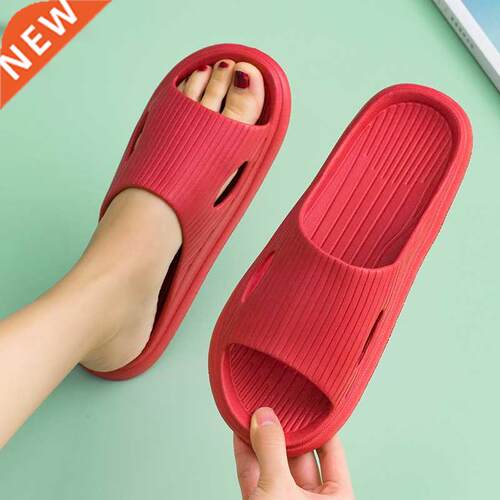 2021 Summer Thick Platform Bathroom Home Slippers Women Fash