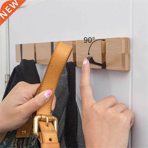 Wall Clothes Hooks Solid Wood Wall Hooks Towel Coat Clothe R