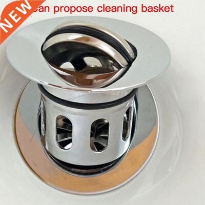 1pc Universal Wash Basin Bounce Flap Drain Filter Sink Drain