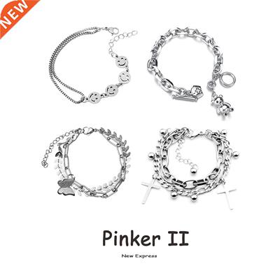 20 Style Chain Cute Bracelet Accessories Punk Gothic Pearls