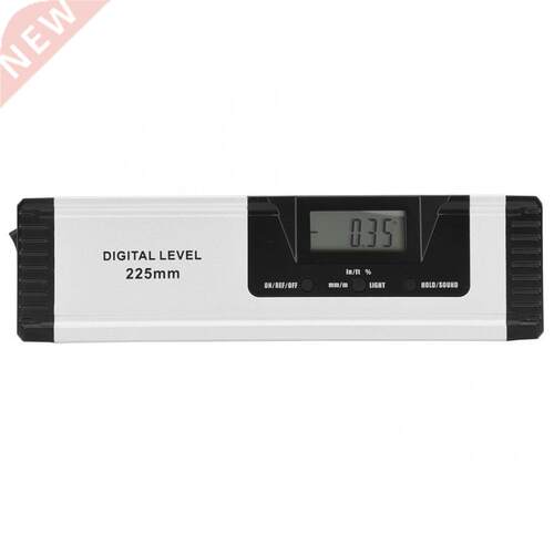 Digital Level Ruler 225mm Non-Magnetic and Non-Laser Aluminu