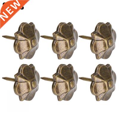 20Pcs Sofa Bubble Nail Vintage Thicken 4-Leaf Clover Pattern
