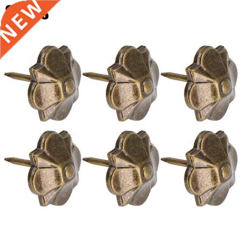 20Pcs Sofa Bubble Nail Vintage Thicken 4-Leaf Clover Pattern