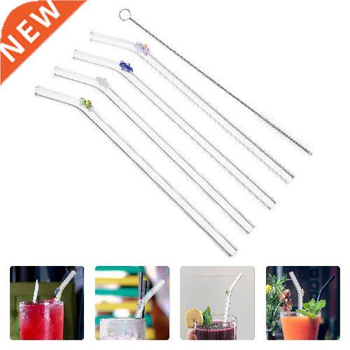 1 Set Clear Glass Boba Straws Glass Boba Straws Maars