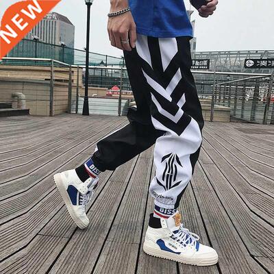 Streetwear Hip hop Joggers Pants Men Loose Harem Pants Ankle