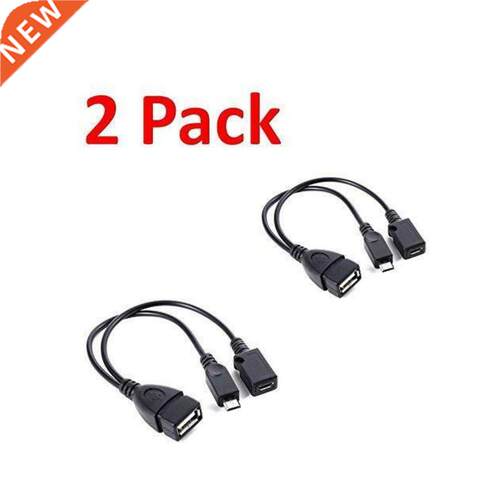 2 PCS Usb Port Terminal Adapter Otg Cable For Fire Tv 3 Or 2