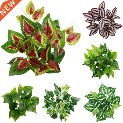 Artificial Leaf Clear Texture Plastic Fadeless Floral
