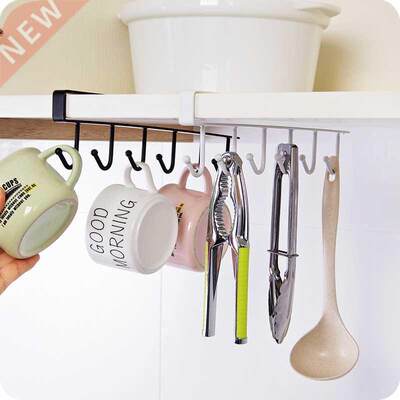 Kitchen Cupboard Storage Rack Cupboard Shelf Hanging Hook