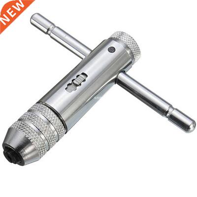 Adjustable 3-8mm T-Handle Ratchet Tap Wrench with M3-M8 Mach