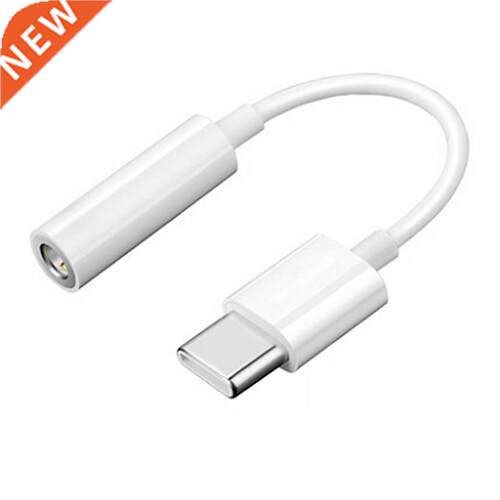2pcs USB Type C To .5mm Audio Jack Adapter For Wired Headph
