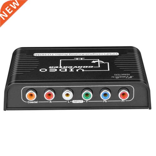 5 RCA Ypbpr component to HDMI-compatible converter component