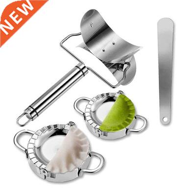 Dumplings Maker 4 Pcs,Empanada Press Mold And Cutter For Chi