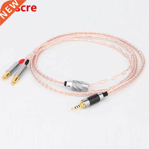 Preffair 8Cores 4 Wires PTFE OCC Braided Headphone Upgrade C