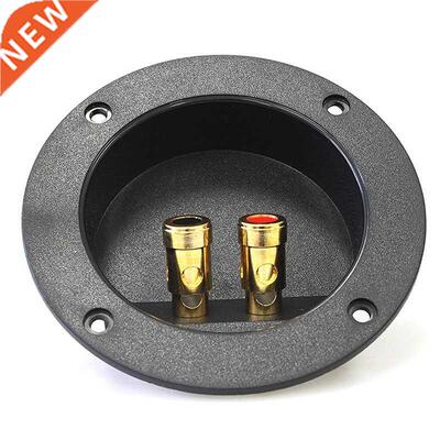 4-Inch Round Gold Push Spring Loaded Jacks Double Binding Po