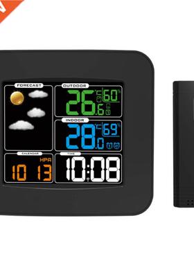 LCD Weather Station Temperature Humidity Monitor Meter Therm