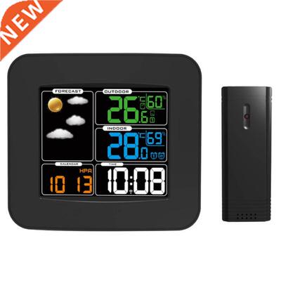 LCD Weather Station Temperature Humidity Monitor Meter Therm