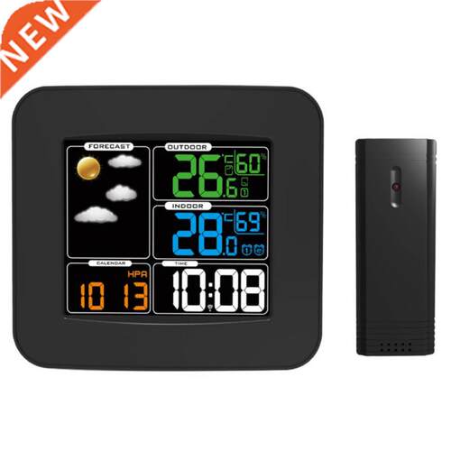 LCD Weather Station Temperature Humidity Monitor Meter Therm