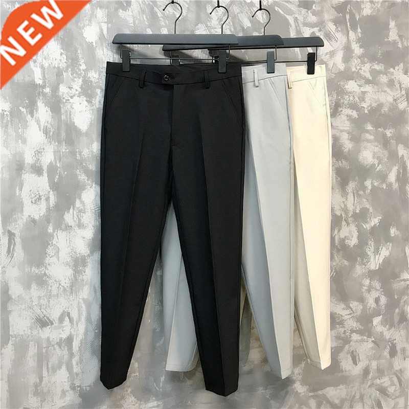 Summer new men's trousers, casual pants, thin and br