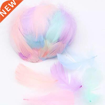 100pcs 6-12 Cm Courful Natural Feathers  Handmade