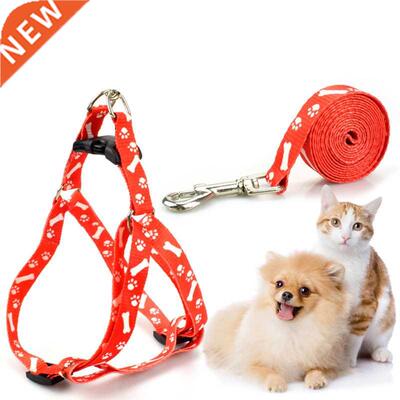 Small Dog Cat Harness Leash Adjustable Vest Collar Puppy Out