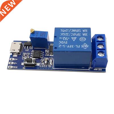 1Piece 5V-30V Micro USB Power Adjustable Delay Relay Timer C
