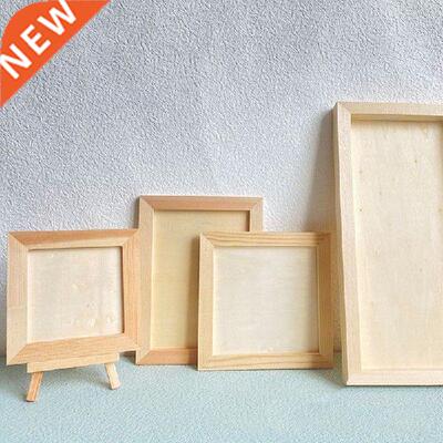 Wooden  Blank Photo Holders Children  Clay Photo