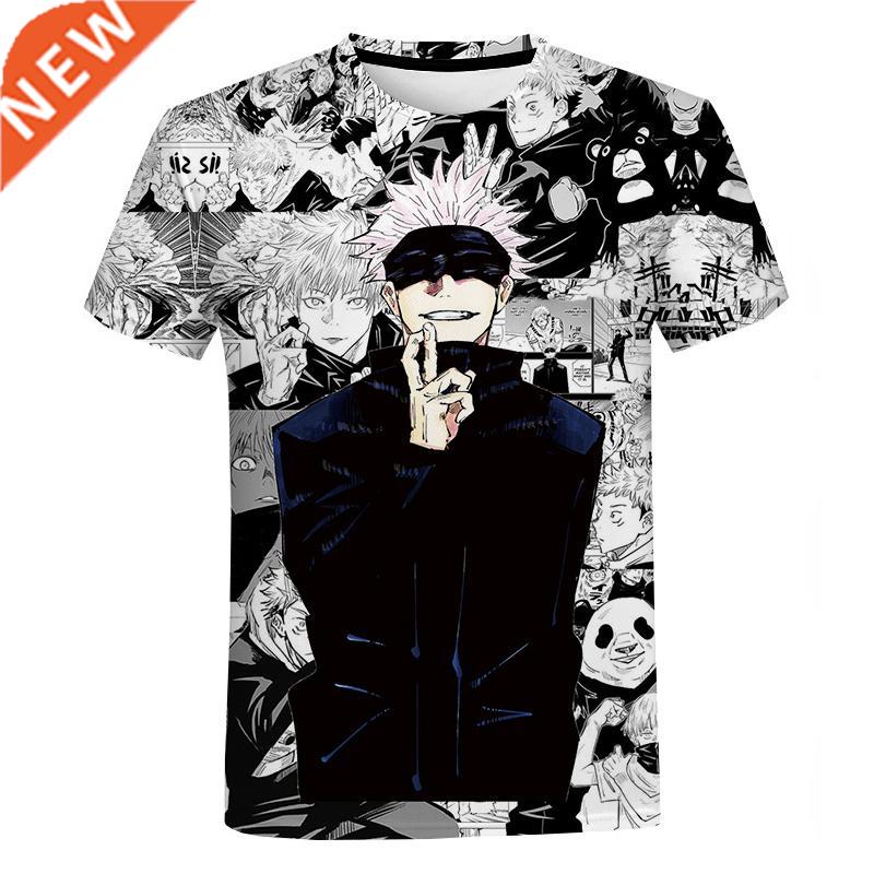 Summer high quality 3d Jujutsu Kaisen manga t-shirts for men