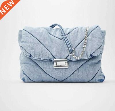 Luxury designer jeans bags women denim chain crossbody bags