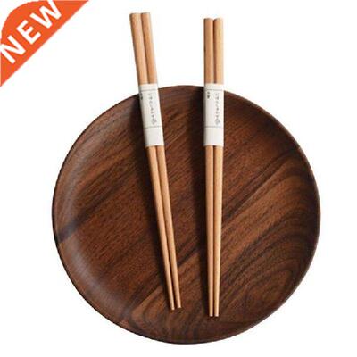 8 Pairs Wooden Original Color Chopstick Traditional Chop